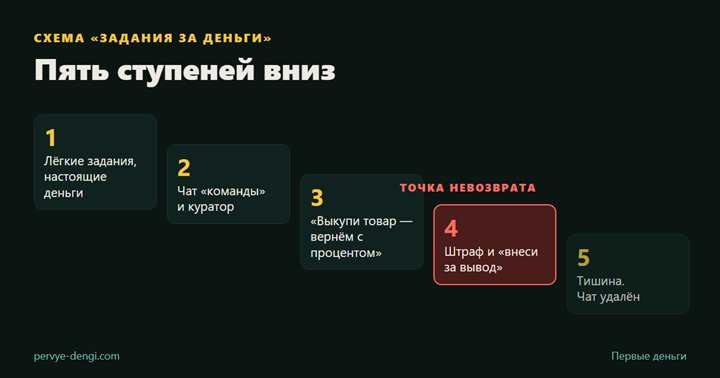 Пять ступеней схемы с оплатой за лайки: от первой выплаты до просьбы внести деньги за вывод