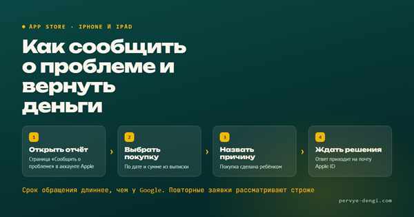 Возврат покупки в App Store на айфоне: игра, донат, подписка